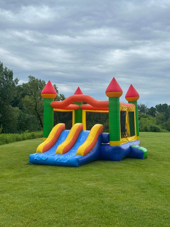 Double Slide Bounce House