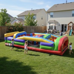 7- Element Retro Inflatable Obstacle Course